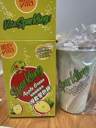 維他氣泡蘋果綠茶冷飲變色杯