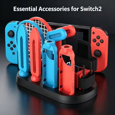For Switch 2 PG-SW2008 Family Sports Party Pack Accessories Kit with Organizer Station/ Storage Stan
