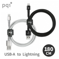 【PQI】 MFI認證 USB to Lightning 編織充電線 180cm (iCable AL180)