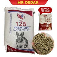 [1KG] [128] [REPACK] MAKANAN ARNAB PREMIUM PHL | RABBIT PALLET | RABBIT FOOD | LANDAK  GUINEA PIG | 
