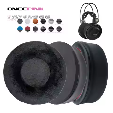 Oncepink Replacement Ear Pads for Audio-Technica ATH-AD200 AD300 AD400 ATH-AD500 ATH-A500 ATH-A500X 
