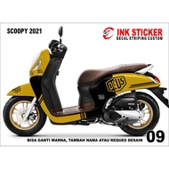 SCOOPY 2021 Decal Sticker Design 09