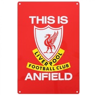 Lfc This Is Anfield Metal Sign 20*30cm