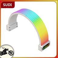 sudi 132 LED RGB Cable Extension 3x8 Pin GPU 24 Motherboard 5V 3 Addressable Strip for PC Case