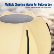 Solar Lotus Pillar Light,  Outdoor Pillar Light, Waterproof for Garden, Villa, Courtyard
