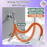 READY TO SHIP - 360 Degree Flexible Hose 20CM 30CM 50CM Universal Faucet Extension 1/ 2 Inch Pipe