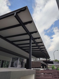 Awning ACP with basic installation (per SQFT) ACP Roof Pegola (Area Kuantan Only)