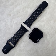 Apple Watch Series 8 (GPS) 41mm 🔋90% 黑色鋁金屬錶殼 黑色運動錶帶 港版 二手 全功能正常