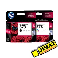 HP 678 Black / HP678 Colour HP-678 Original Ink Cartridge for HP Deskjet 4515 3545 2545 1515 4645 25