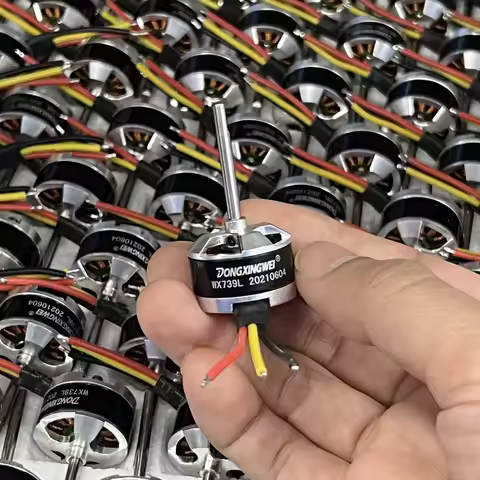Micro 23mm WX739L Brushless Motor Long Shaft DC12V-24V 20V 3S-6S 1700KV High Speed for Aircraft Mode