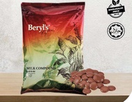 BERYLS Chocolate Compound Coins Dark / Milk / White beryls chocolate coin chocolate block coklat mas