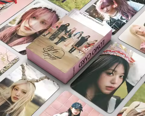 55pcs/set Kpop IVE EMPATHY New Album Photocard Wonyoung Photocards Fan Collection Postcards High Qua