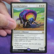 1 Goring ceratops RIX rivals of ixalan MTG card magic commander EDH