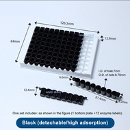 Enzyme surface strip Enzyme-labelled plate 96-Well lucifuge culture Dish plate Luminou reaction plat