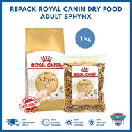 Royal Canin Adult Sphynx REPACK (1kg) Dry Food - RC Cat Kibble Dry Food for Adult Cats, Kiloan Packa