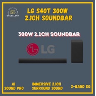 LG S40T 300W 2.1ch soundbar with Dolby Digital and DTS Digital Surround