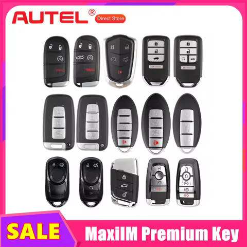 AUTEL MaxiIM Premium Universal Smart Key for Chrysler/Cadillac/Honda/Hyundai/Nissan/VW/Ford used wit