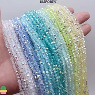 IESPOIRYI 10pcs Loose Spacer Beads, DIY 4mm Bicone Crystal Beads,  Austria Faceted Glass Colorful Cr