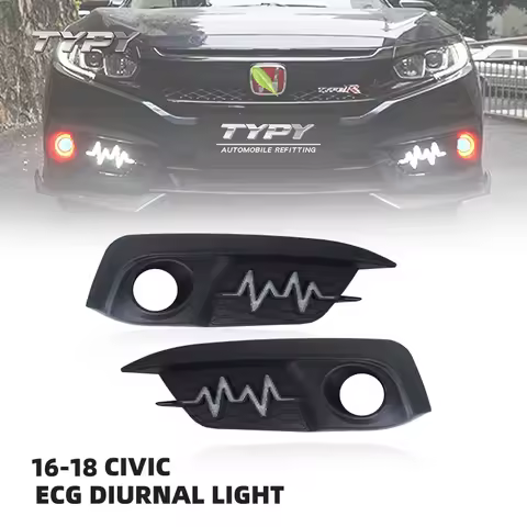 Daylight Car Led Daytime Running Light For Honda Civic 10th 2016 2017 2018