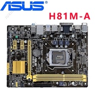 【Used】ASUS H81M-A H81M-P33 motherboard for  LGA 1150 DDR3 16GB USB2.0 USB3.0 I3 I5 I7 22NM CPU H81 d