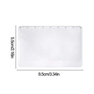 Credit Card Magnifying Glass Pocket High-Definition Reading Glass PVC Fire Starting Magnifying Lens