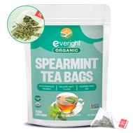 Organic Spearmint Tea Naturally Caffeine-Free Herbal Tea, Premium Spearmint Tea is USDA Organic