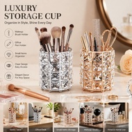 Pencil Pot Makeup Crystal Jewels Makeup Brush Holder Jewels Diamonds Decoration Desk Organizer