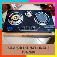 Kompor Kaca Lkl 3 Tungku Original / Kompor Gas 3 Tungku