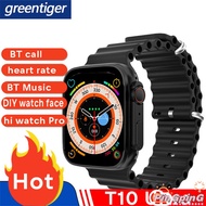 PIN T10 Ultra Smart Watch 2.09" Full Touch Fitness Smartwatch Heart Rate Blood Pressure Sleep Monitor Waterproof Watch