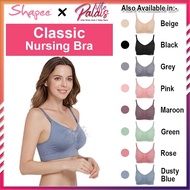 SHAPEE Classic Nursing Bra Maternity Breastfeeding Wear Bra Ibu Menyusu Removeable Cup Wireless