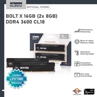 KLEVV BOLT X  - 2x8GB Kit DDR4 3600 CL18 UDIMM (Desktop)