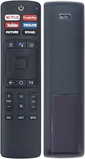 Beyution ERF3B69 Voice Remote Control fit for Sharp/Hisense Android Smart TV 65Q8050E 55Q8060E 55Q88