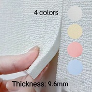 Self-Adhesive Linen Wallpaper, 118 Inches * 19.7 Inches, 9.6mm Thickness, Thick Foam Textured Wall S