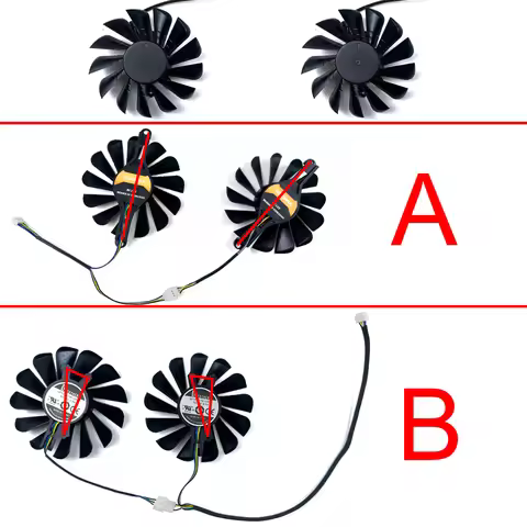 NEW Cooling Fan 85mm 4pin AMD RX580 GPU FAN For MLLSE SOYO PELADN RX 580 8GB RX 5500XT RX6600M video