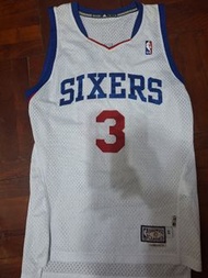 Adidas Allen Iverson 艾佛遜 費城76人nba jersey 球衣