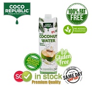 [COCO REPUBLIC] NATURAL COCONUT WATER 1L TETRA PACK