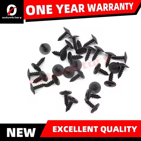10PCS Engine Cover Undertray Splashguard Wheel Arch Torx Screw Fastener Clips Fit for VW Audi A1 A3 