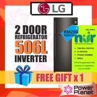 [SAVE4.0] [FREE GIFT] LG 2 Door 506L GN-H702HXHC Top Freezer ( Smart ThinQ ) Fridge Inverter GNH702H