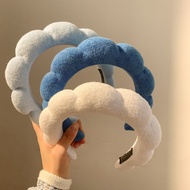 2025 Blue Cloud Headband Female Wide-Brimmed Headband