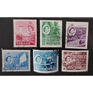 NORTH BORNEO,  USED, LOOSE STAMP, 6 STAMP ONLY