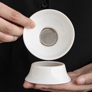 [Tea Strainer] Sheep Fat Jade White Porcelain Tea Set Dolphin Tea Strainer Tea Strainer Tea Strainer