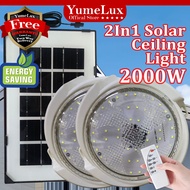 YumeLux Solar Lamp Indoor Lamp LED Solar Light Ceiling Bedroom Lamp Lampu Solar Lampu Dalam Solar La