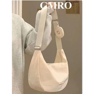 Fashion Dumpling Bag, Nylon Waterproof Canvas Bag, Student Shoulder Crossbody Bag -gmro