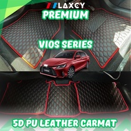 Toyota Vios LAXEY Carpet 5D Carpet Floor mat Pu Leather