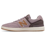 現貨 iShoes正品 New Balance 574系列 女鞋 粉紫 麂皮 復古 膠底 滑板鞋 AM574CPR D