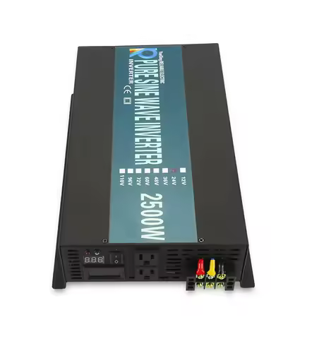 Pure Sine Wave Power Inverter 24V 220V 2500W Solar Panel Inverter Generator Battery Converter 12V/48