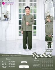 Rauna Pride - Baju Keluarga Muslim - Sarimbit Raudhah Green