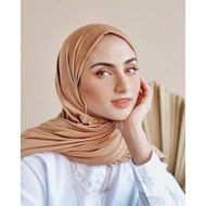 Hijab earring accessories 7cm gold circle