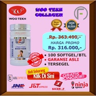 Obat Flek Wajah Alami - Stok Terbaru - Pencerah Wajah Alami - Best Seller - Wootekh Collagen Softgel