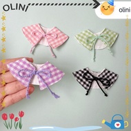 OLINI Doll Clothes, Checkered|Outfit Checkered Cloak, Kawaii 10~15cm Cotton Stuffed Doll 15cm Cotton
